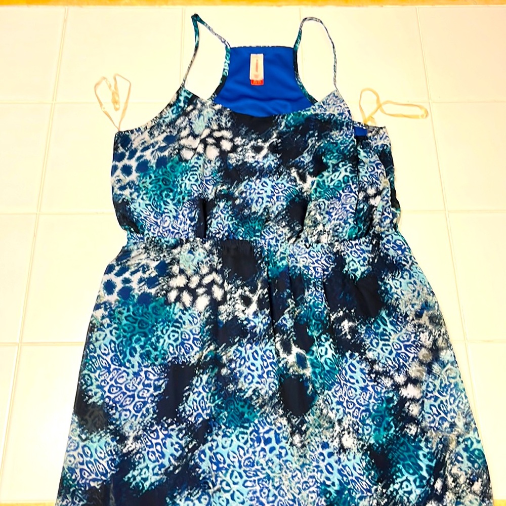 No boundaries, XL 15-17, spaghetti strap maxi dress
